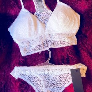 New DKNY Lace Lingerie Panties and Bra Sets!